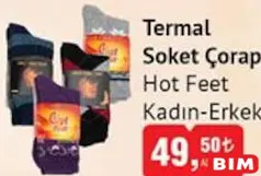 HOT FEET TERMAL SOKET ÇORAP KADIN-ERKEK HOT FEET TERMAL SOKET ÇORAP KADIN-ERKEK